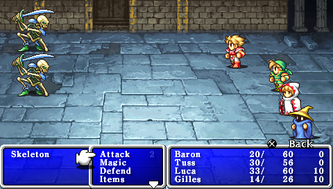 Final Fantasy screenshot 3 for PSP