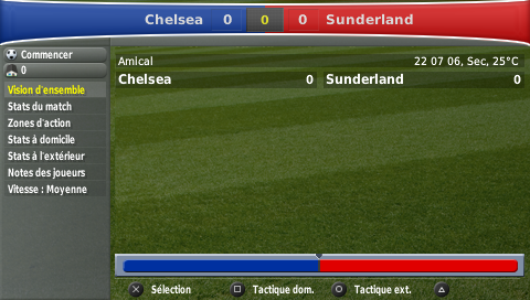 Football Manager Handheld 2007 screenshot 3 for PSP