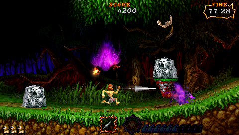 Goku Makaimura screenshot 3 for PSP