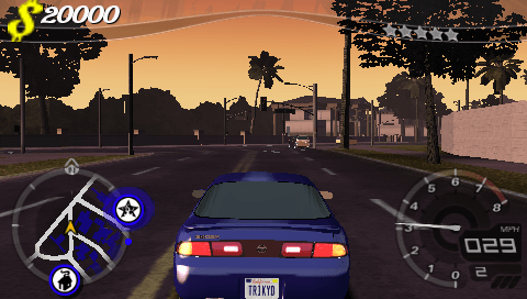 LA Rush screenshot 3 for PSP
