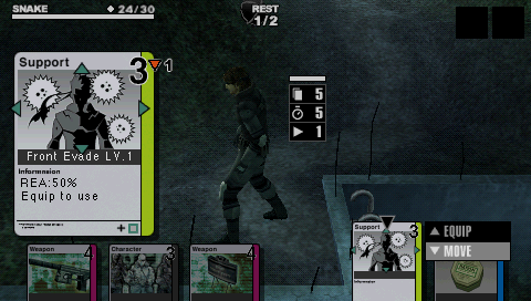 Metal Gear Acid screenshot 3 for PSP