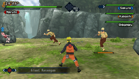 Naruto Shippuden: Kizuna Drive screenshot 3 for PSP