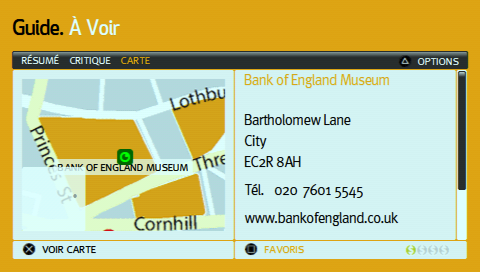 Passport to London screenshot 3 for PSP
