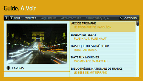 Passport To Paris screenshot 3 for PSP