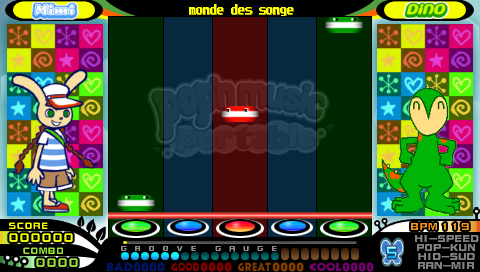 Pop'n Music Portable screenshot 3 for PSP