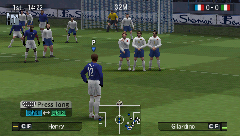 Pro Evolution Soccer 5 screenshot 3 for PSP