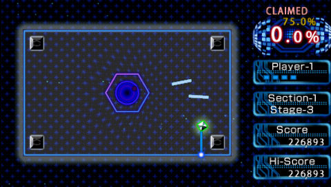 Qix++ screenshot 3 for PSP