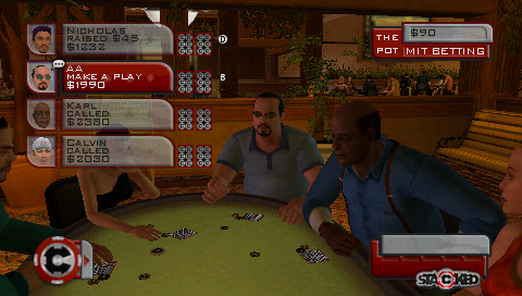 Stacked with Daniel Negreanu screenshot 3 for PSP