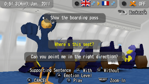 Talkman Euro screenshot 3 for PSP