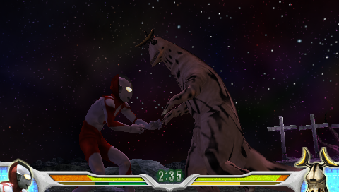 Ultraman: Fighting Evolution 0 screenshot 3 for PSP