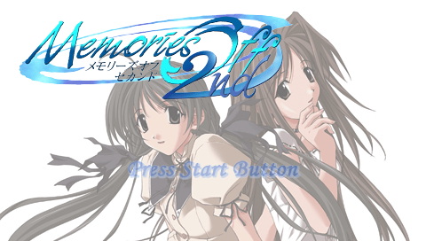 Memories Off 2nd title screen for PSP