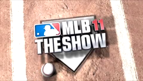 MLB 11: The Show title screen for PSP