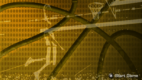NBA 10: The Inside title screen for PSP
