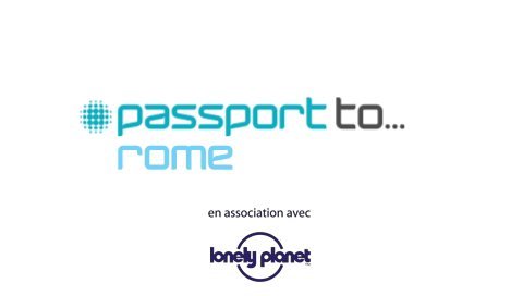Passport to Rome title screen for PSP