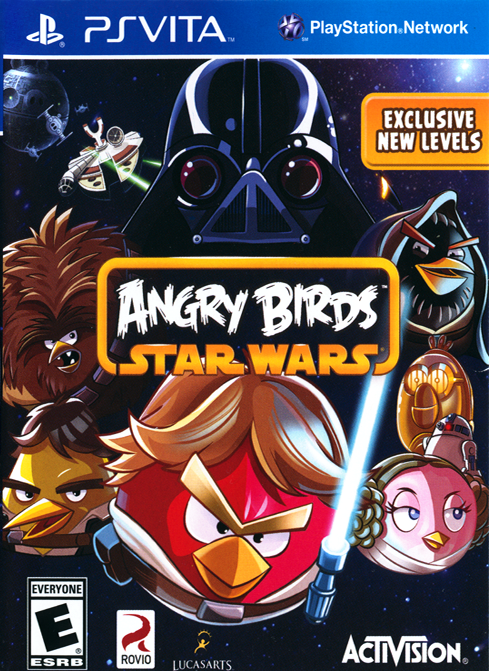 Angry Birds Star Wars box art for Playstation Vita