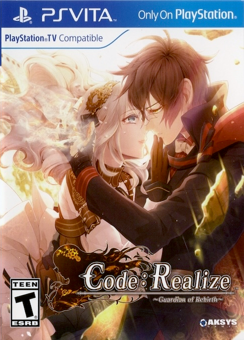 Code: Realize Guardian of Rebirth box art for Playstation Vita