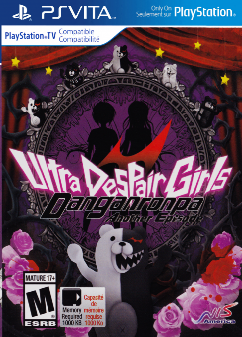 Danganronpa Another Episode: Ultra Despair Girls box art for Playstation Vita