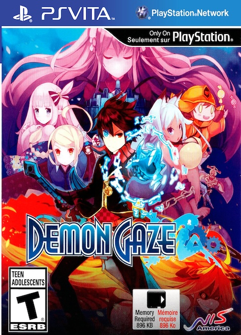 Demon Gaze box art for Playstation Vita