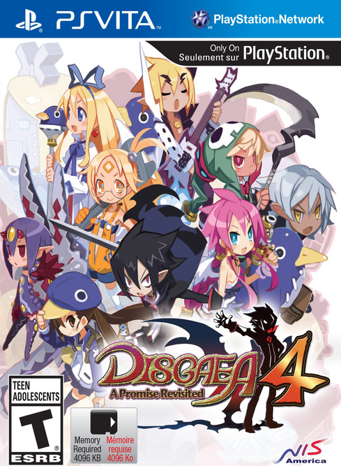 Disgaea 4: A Promise Revisited [Limited Edition] box art for Playstation Vita