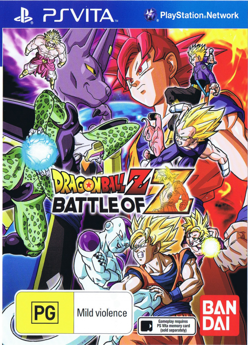Dragon Ball Z: Battle of Z box art for Playstation Vita