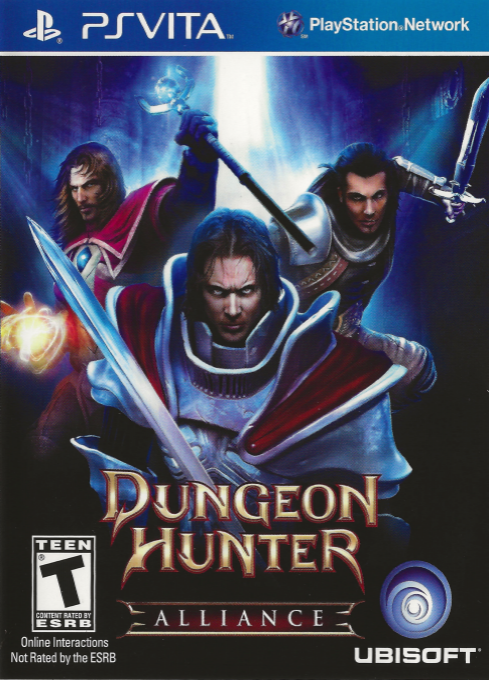Dungeon Hunter Alliance box art for Playstation Vita