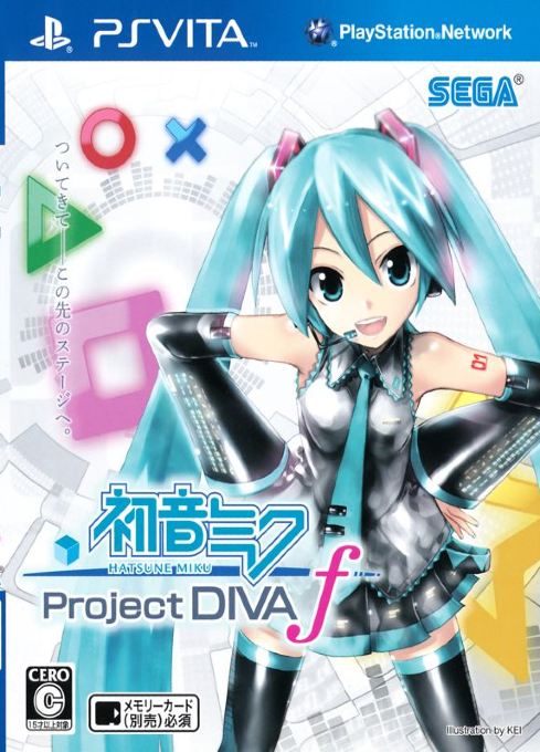 Hatsune Miku: Project Diva F box art for Playstation Vita