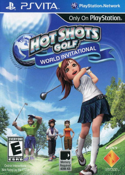 Hot Shots Golf World Invitational box art for Playstation Vita