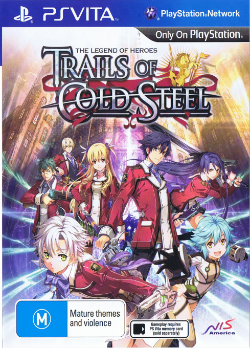 Legend of Heroes: Trails of Cold Steel [Lionheart Edition] box art for Playstation Vita