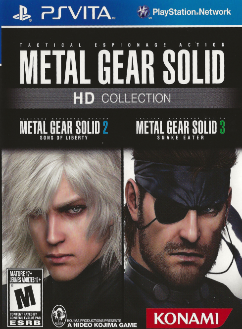 Metal Gear Solid HD Collection box art for Playstation Vita