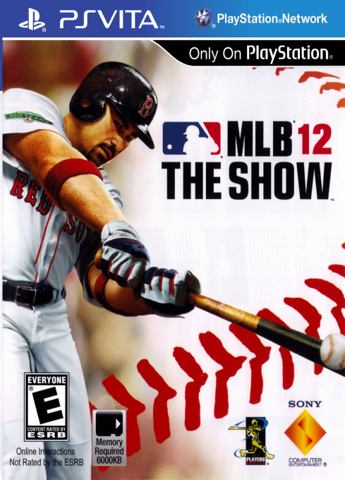 MLB 12: The Show box art for Playstation Vita
