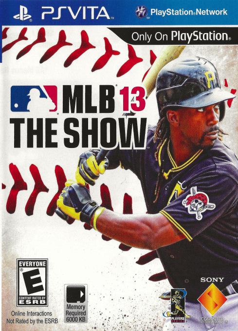 MLB 13 The Show box art for Playstation Vita