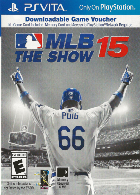 MLB 15: The Show box art for Playstation Vita