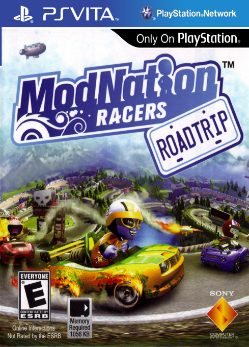 ModNation Racers: Road Trip box art for Playstation Vita