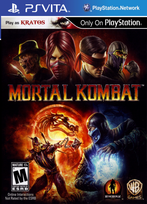 Mortal Kombat box art for Playstation Vita