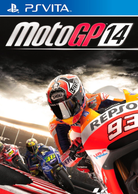 MotoGP 14 box art for Playstation Vita