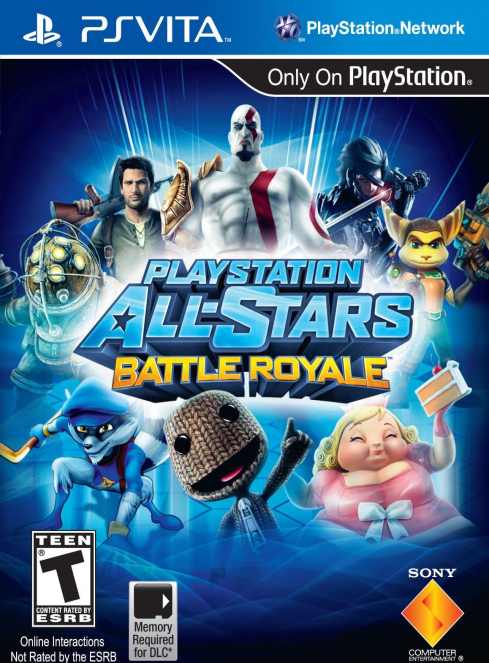Playstation All-Stars Battle Royale box art for Playstation Vita