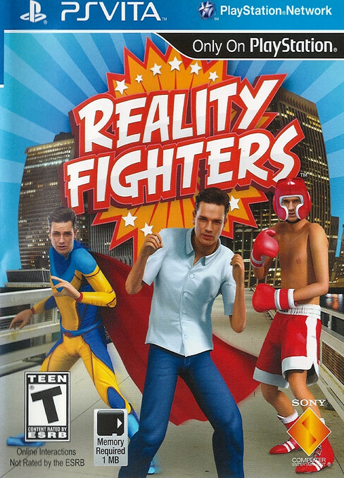 Reality Fighters box art for Playstation Vita