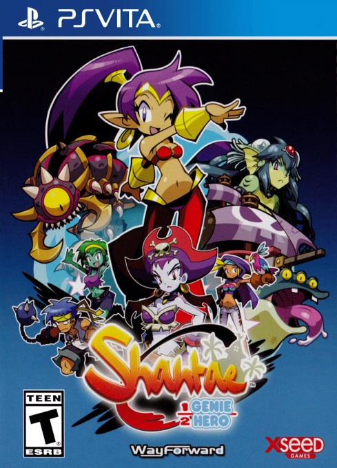 Shantae Half-Genie Hero box art for Playstation Vita