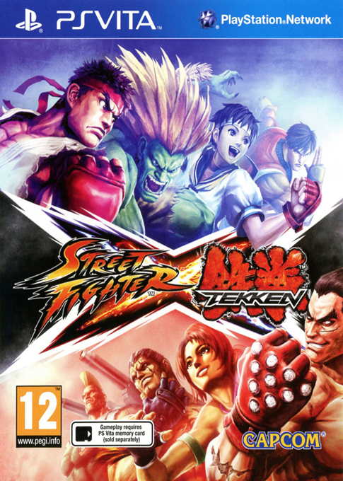 Street Fighter X Tekken box art for Playstation Vita