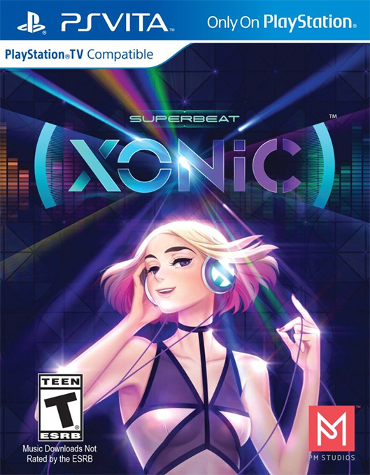Superbeat: XONiC box art for Playstation Vita