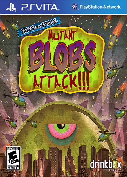 Tales from Space: Mutant Blobs Attack box art for Playstation Vita