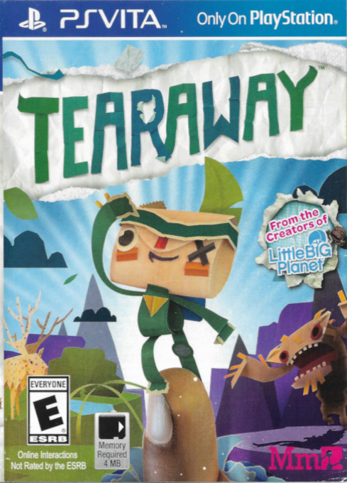 Tearaway box art for Playstation Vita