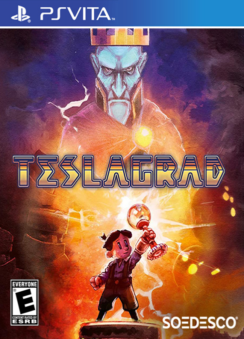 Teslagrad box art for Playstation Vita