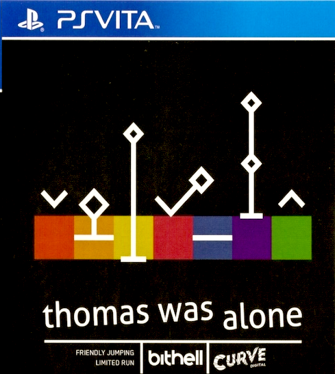 Thomas Was Alone box art for Playstation Vita
