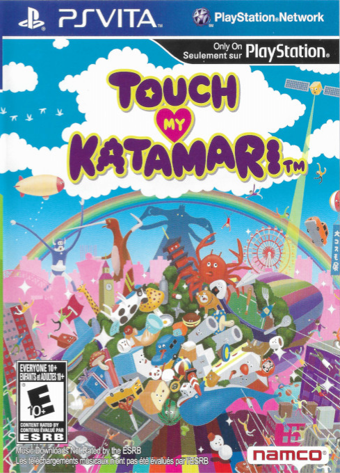 Touch My Katamari box art for Playstation Vita