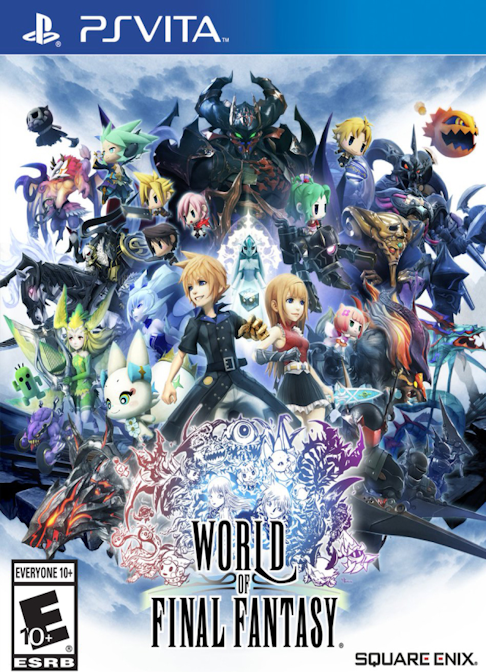 World of Final Fantasy box art for Playstation Vita