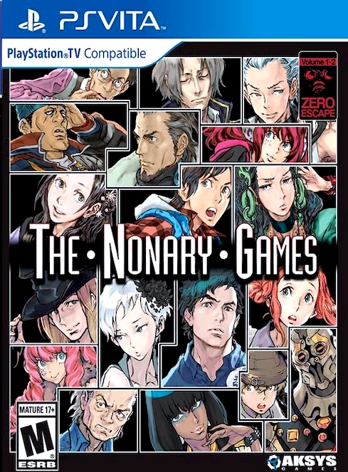 Zero Escape The Nonary Games box art for Playstation Vita