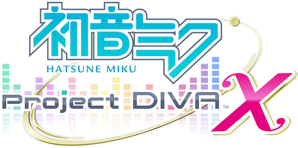 Hatsune Miku: Project Diva X logo for Playstation Vita