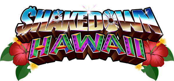 Shakedown Hawaii logo for Playstation Vita