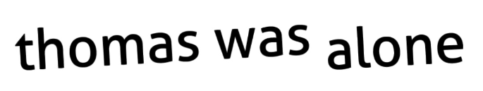 Thomas Was Alone logo for Playstation Vita